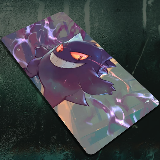 ghost type mouse pad with a pokemon gengar design frontal